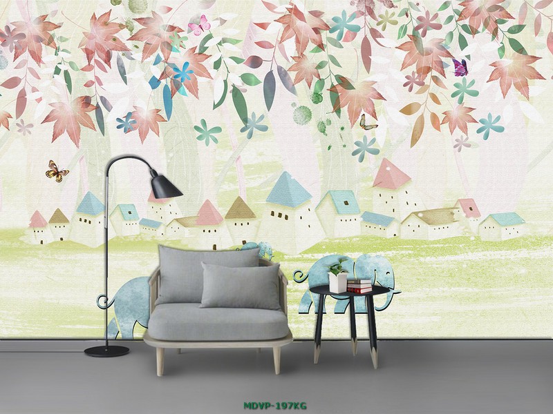 TRanh chú voi và bản làng MDVP-197KG